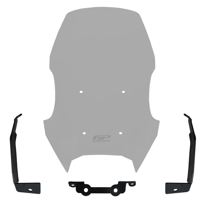 GP Kompozit Touring Windshield Windscreen Smoked Compatible For Peugeot PM-01 2023-2025