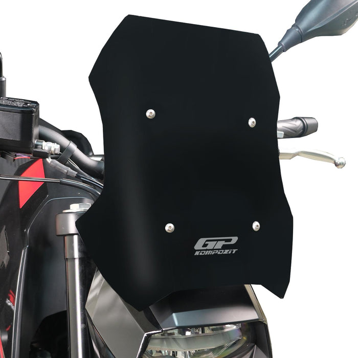 GP Kompozit Sport Windshield Windscreen Black Compatible For Peugeot PM-01 2023-2025