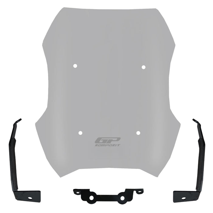 GP Kompozit Sport Windshield Windscreen Smoked Compatible For Peugeot PM-01 2023-2025