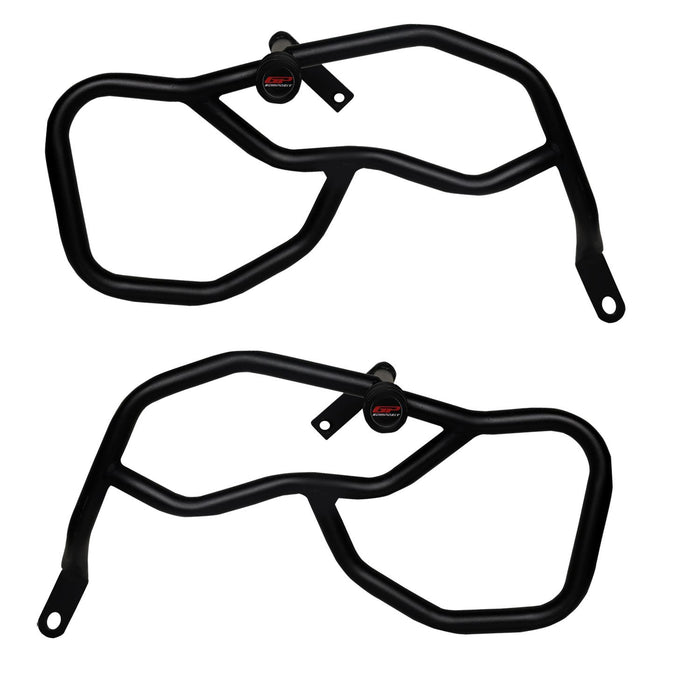 GP Kompozit Engine Protector Crash Bars Black Compatible For TVS Raider 125 2024-2025