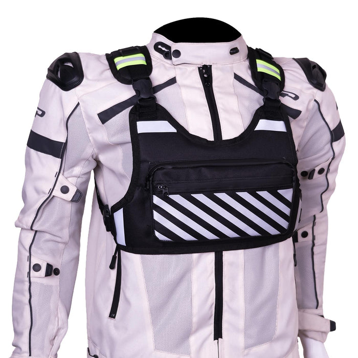 GP Kompozit CNT001 Waterproof Reflective Motorcycle Chest Bag – Ergonomic Riding Body Bag