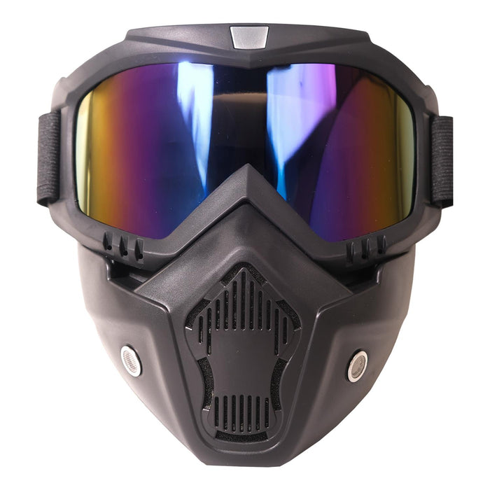 GP Kompozit MSK001  Enduro Off-Road Mirrored Motorcycle Goggles – Motocross ATV Universal Goggle