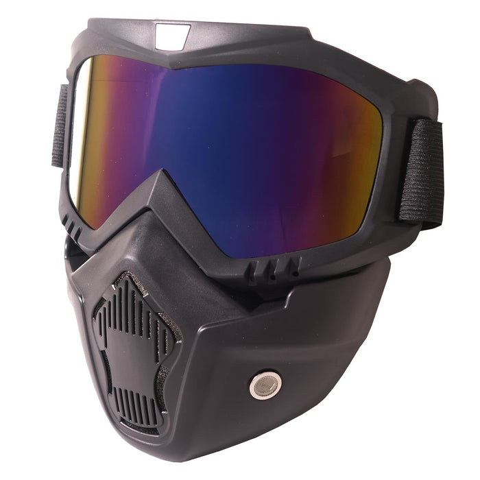 GP Kompozit MSK001  Enduro Off-Road Mirrored Motorcycle Goggles – Motocross ATV Universal Goggle