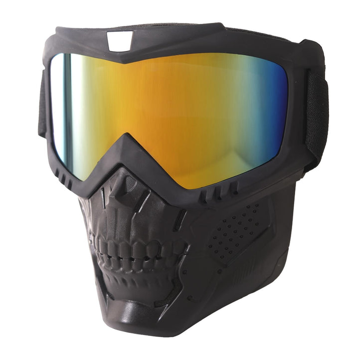 GP Kompozit MSK002 Enduro Off-Road Mirrored Motorcycle Goggles – Motocross ATV Universal Goggle