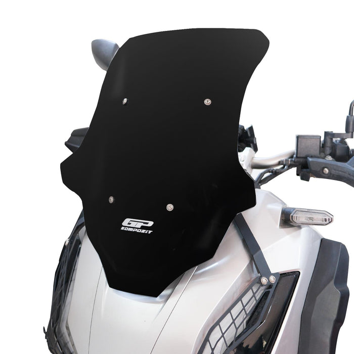 GP Kompozit Short Windshield / Windscreen Black Compatible with Honda ADV350 2023-2026