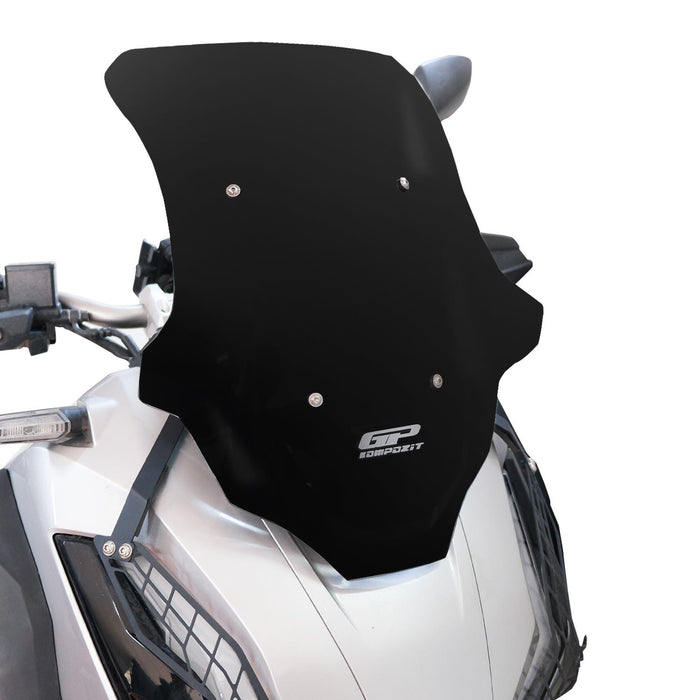GP Kompozit Short Windshield / Windscreen Black Compatible with Honda ADV350 2023-2026