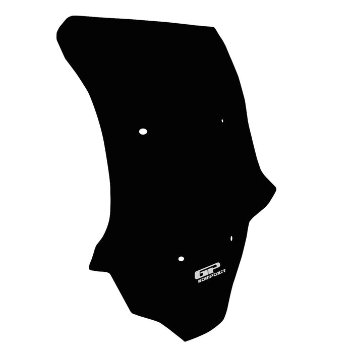 GP Kompozit Short Windshield / Windscreen Black Compatible with Honda ADV350 2023-2026