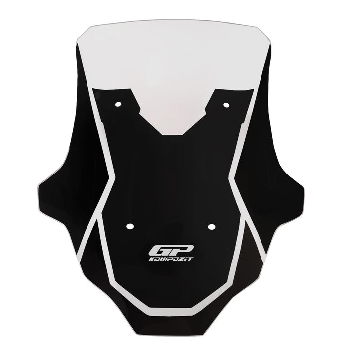 Parabrisas corto GP Kompozit / Cúpula transparente compatible con Honda ADV350 2023-2026