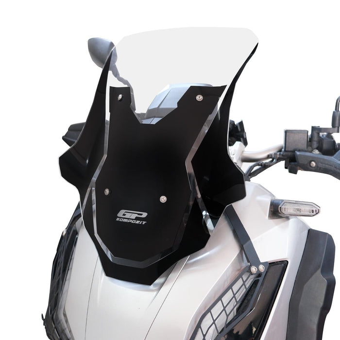 Parabrisas corto GP Kompozit / Cúpula transparente compatible con Honda ADV350 2023-2026