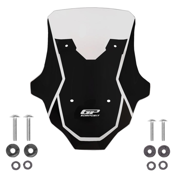 Parabrisas corto GP Kompozit / Cúpula transparente compatible con Honda ADV350 2023-2026