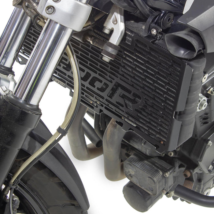 GP Kompozit Radiator Grille Guard Protector Cover Black Compatible For BMW F 800 R 2010-2013