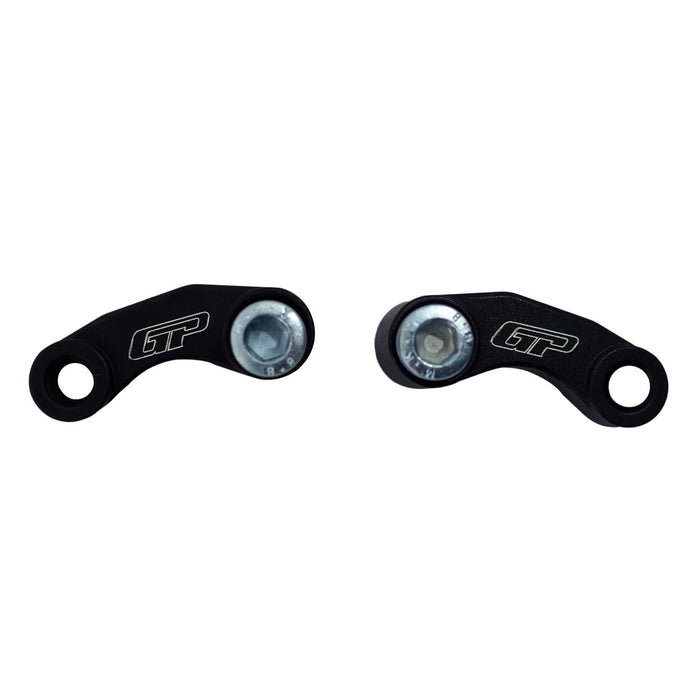 GP Kompozit Mirror Riser Extenders Black Compatible For Yamaha MT-07 / XSR700 / MTM690 2014-2023