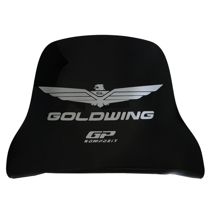 GP Kompozit Rear Windshield Windscreen Black Compatible For Honda GL1800 Gold Wing 2022-2023