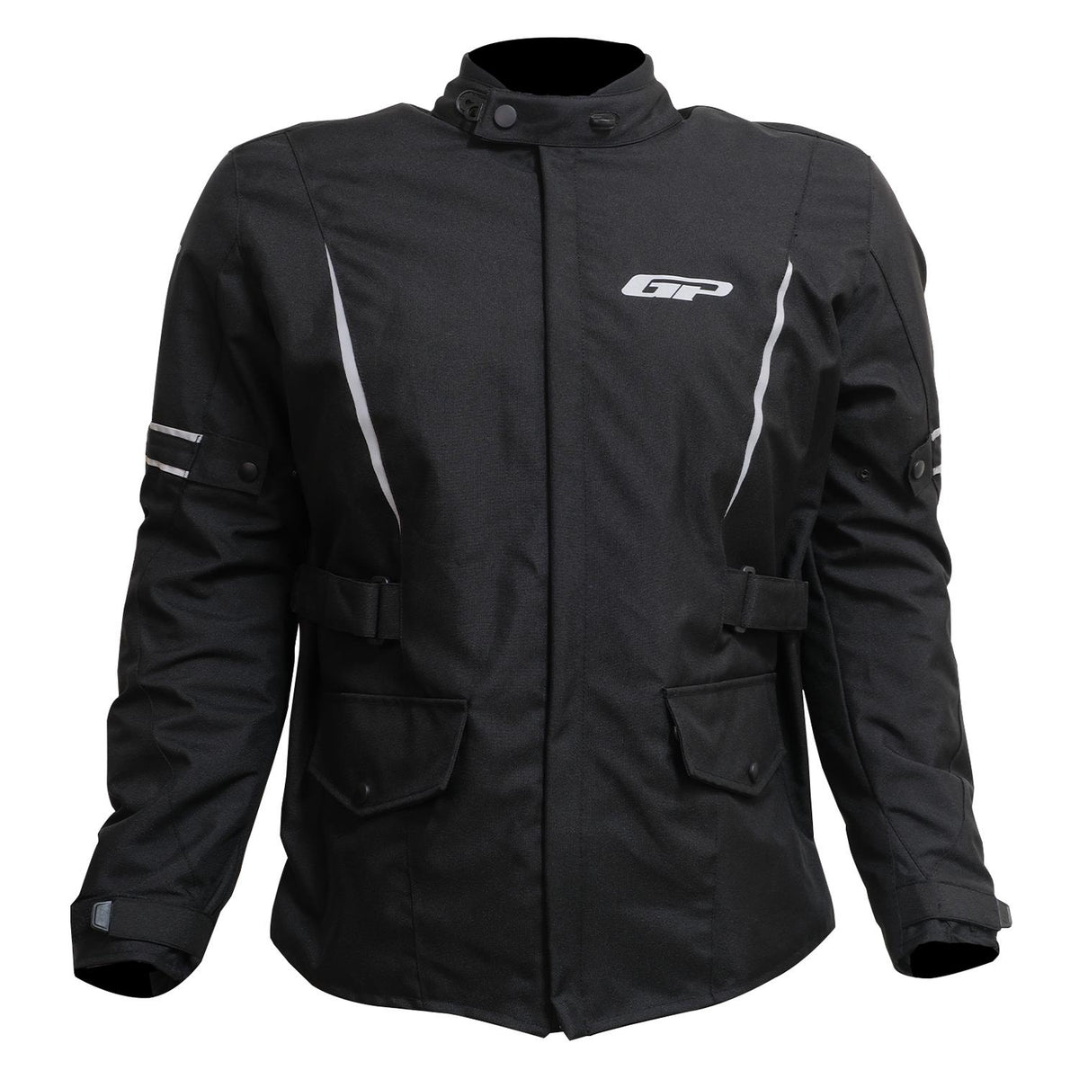 GP Kompozit MNTK003 Winter Motorcycle Jacket Black – 5-Point CE Certif ...