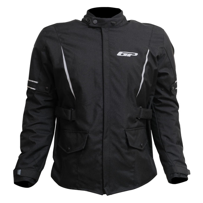 GP Kompozit MNTK003 Winter Motorcycle Jacket Black – 5-Point CE Certified Protection