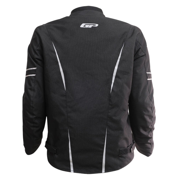 GP Kompozit MNTK003 Winter Motorcycle Jacket Black – 5-Point CE Certified Protection