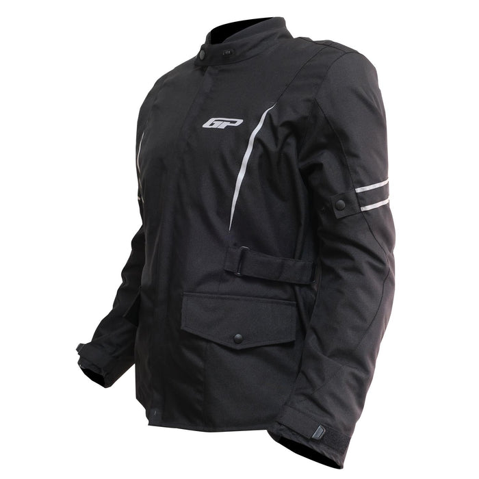 GP Kompozit MNTK003 Winter Motorcycle Jacket Black – 5-Point CE Certified Protection