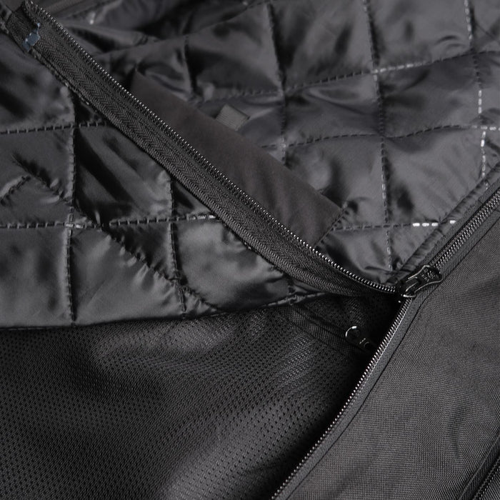 GP Kompozit MNTK003 Winter Motorcycle Jacket Black – 5-Point CE Certified Protection