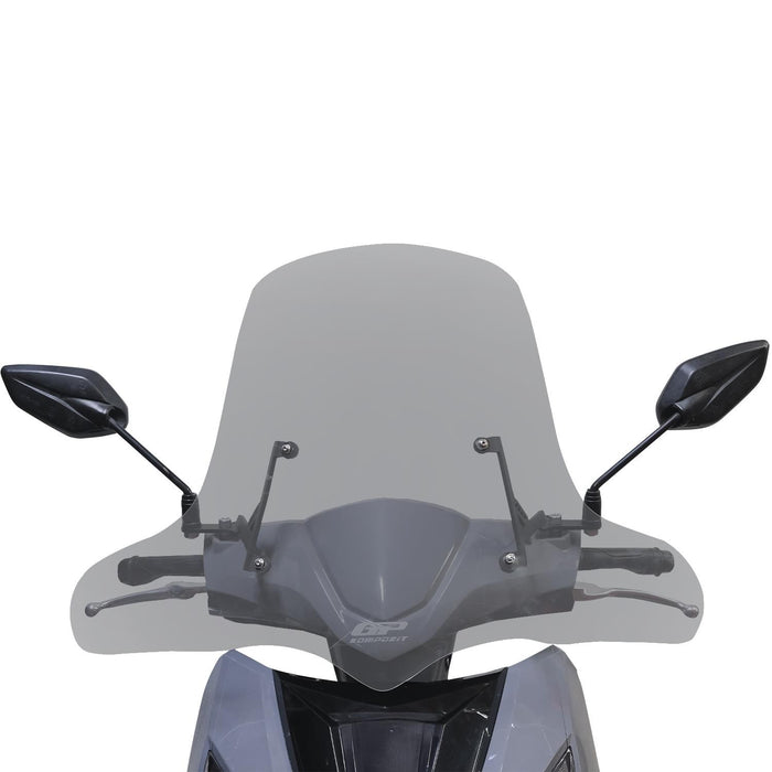 GP Kompozit Windshield / Windscreen with Handguards Smoked Compatible with RKS VRS 125 2023-2025