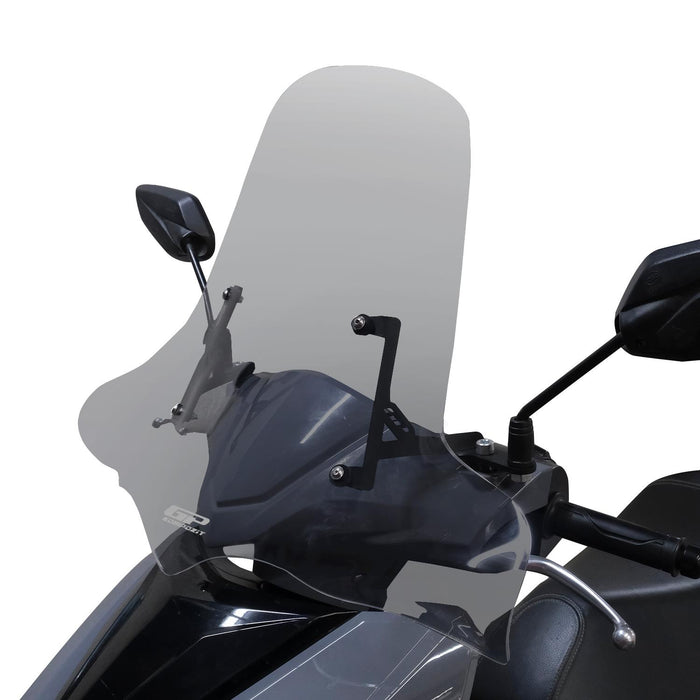 GP Kompozit Windshield / Windscreen with Handguards Smoked Compatible with RKS VRS 125 2023-2025