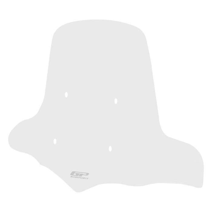 GP Kompozit Windshield / Windscreen with Handguards Transparent Compatible with RKS VRS 125 2023-2025