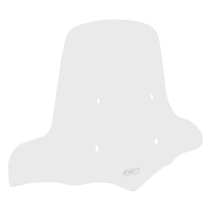 GP Kompozit Windshield / Windscreen with Handguards Transparent Compatible with RKS VRS 125 2023-2025