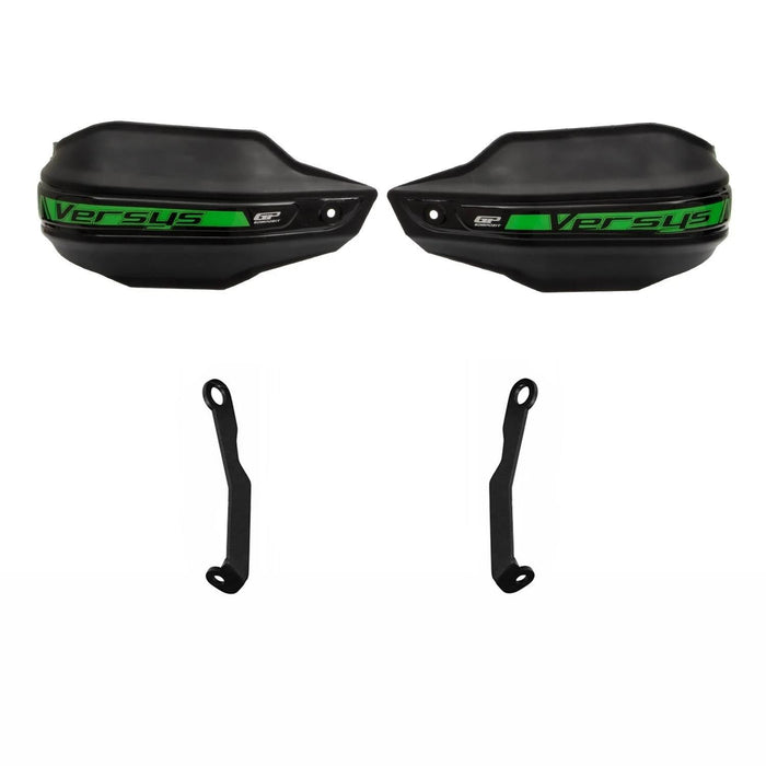 GP Kompozit Handguards / Lever Protector Black Compatible with Kawasaki Versys 650 2015-2025