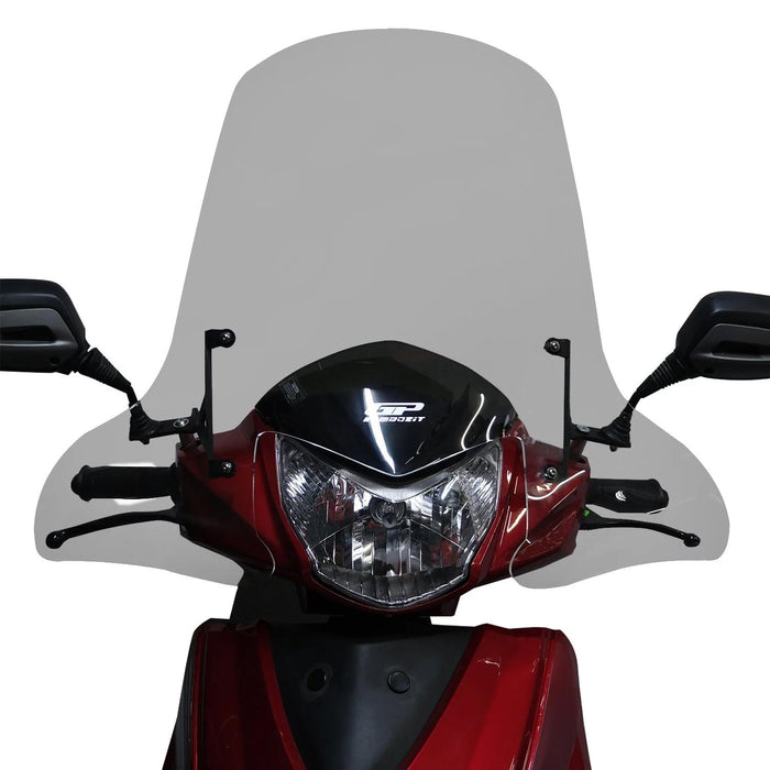 GP Kompozit Windshield / Windscreen with Handguards Smoked Compatible with Hero DASH 110 2016-2025
