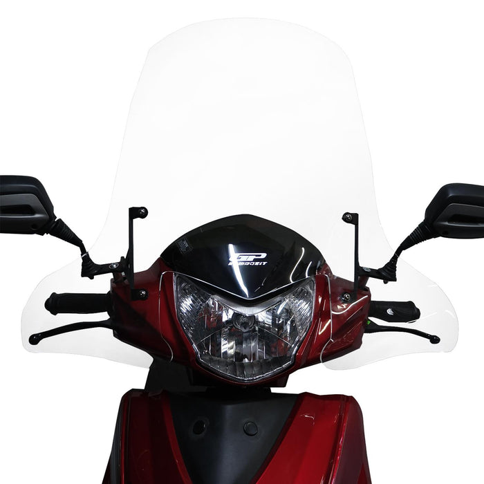 GP Kompozit Windshield / Windscreen with Handguards Transparent Compatible with Hero DASH 110 2016-2025