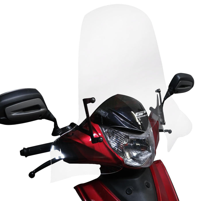 GP Kompozit Windshield / Windscreen with Handguards Transparent Compatible with Hero DASH 110 2016-2025