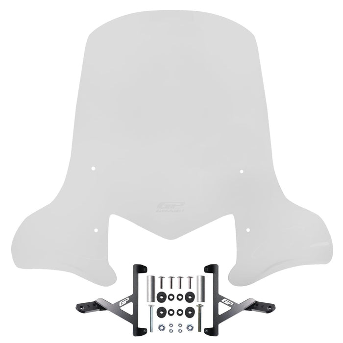 GP Kompozit Windshield / Windscreen with Handguards Transparent Compatible with Hero DASH 110 2016-2025