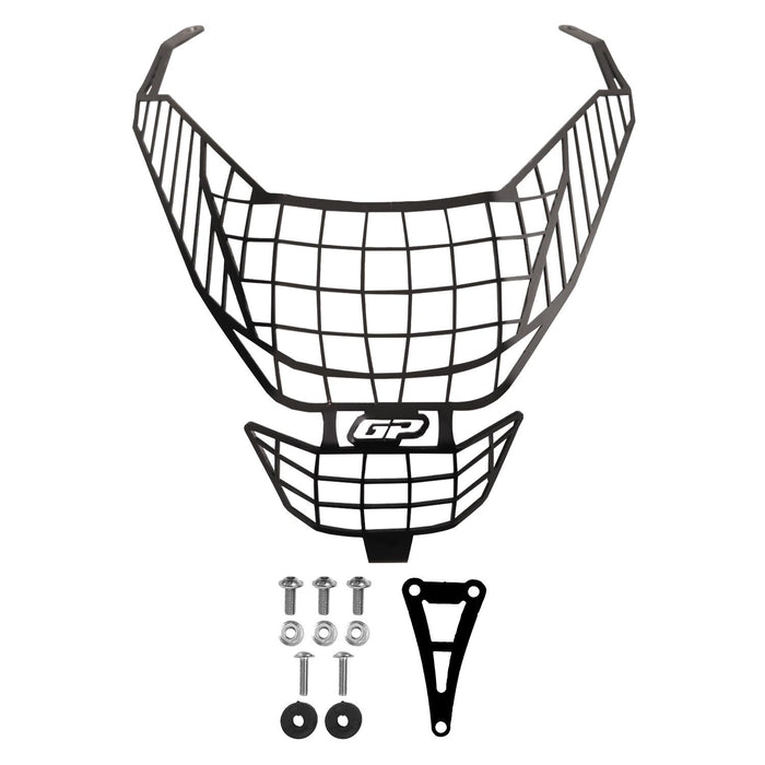 Protector/cubrecárter de faro GP Kompozit negro compatible con Honda NC750X 2025-2026