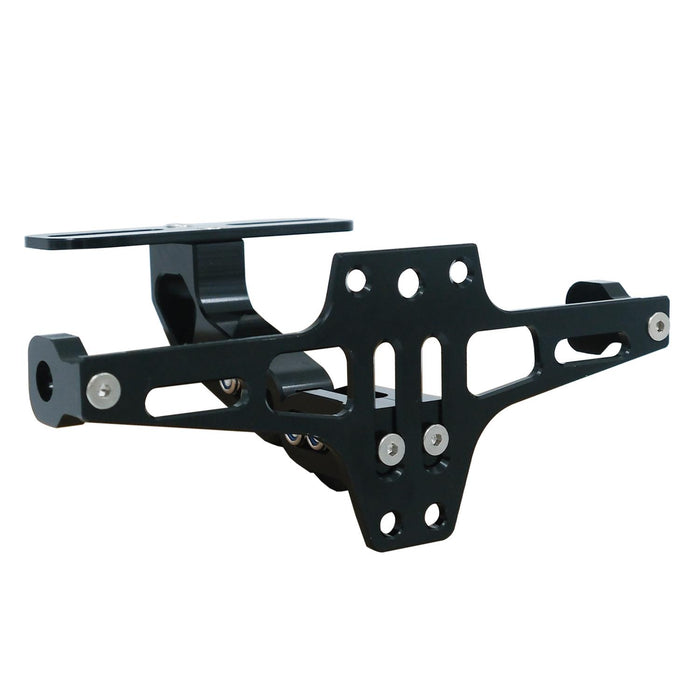 GP Kompozit Universal D-Model Folding License Plate Holder Black