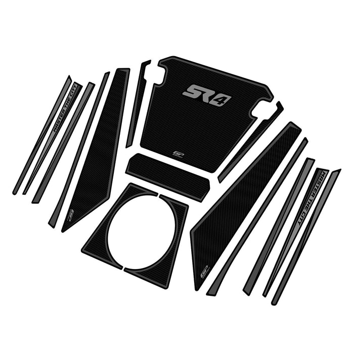 GP Kompozit Tank Pad / Fuel Tank Protector Carbon Compatible with Voge SR4 Maxi 350 2022-2025