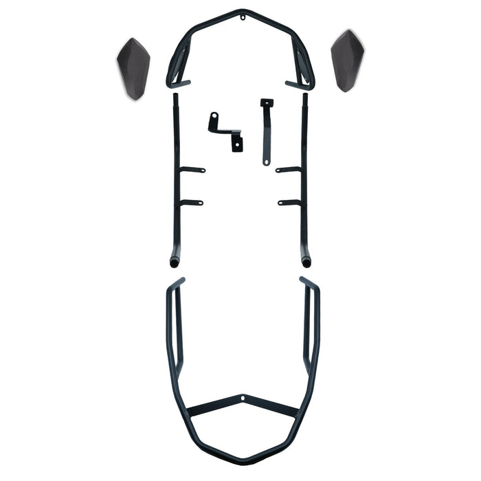 GP Kompozit Engine Guard / Crash Bar Black Compatible with Honda SH125i 2024-2025