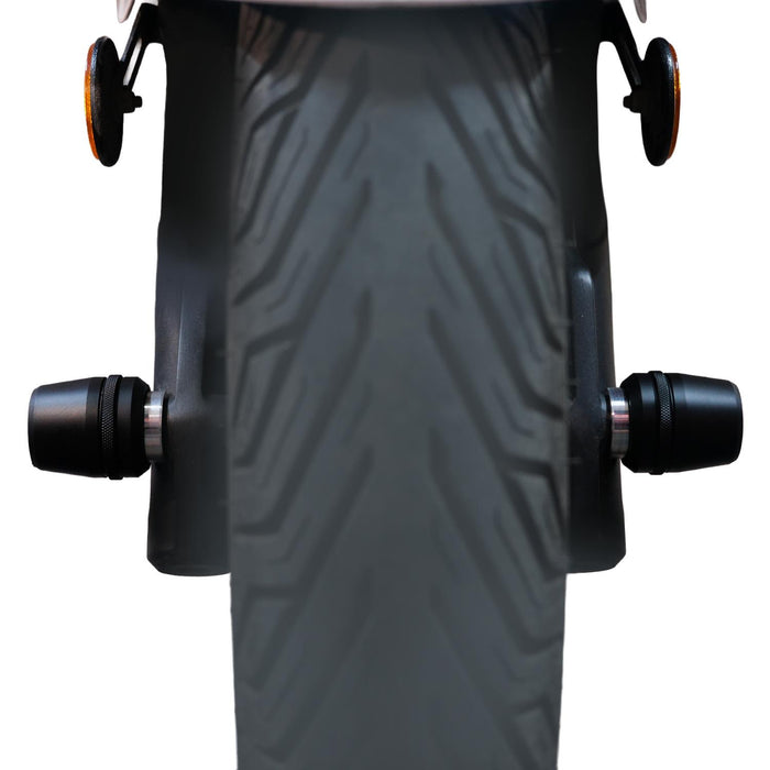 GP Kompozit Front Axle Sliders / Protection Sliders Black Compatible with Honda PCX125 / PCX150 2018-2026