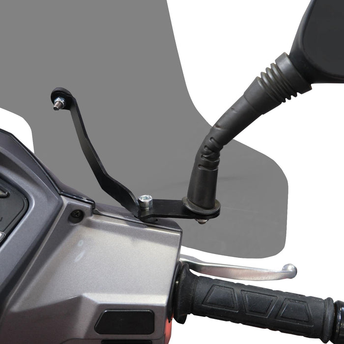 GP Kompozit Windshield / Windscreen with Handguards Smoked Compatible with SYM Symphony ST 125i / ST 200i 2019-2022