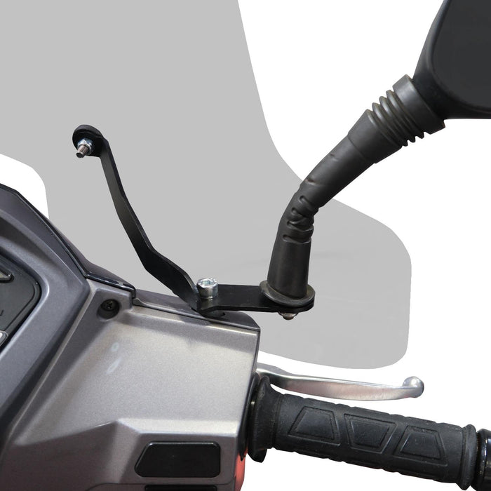 GP Kompozit Windshield / Windscreen with Handguards Clear Compatible with SYM Symphony ST 125i / ST 200i 2019-2022