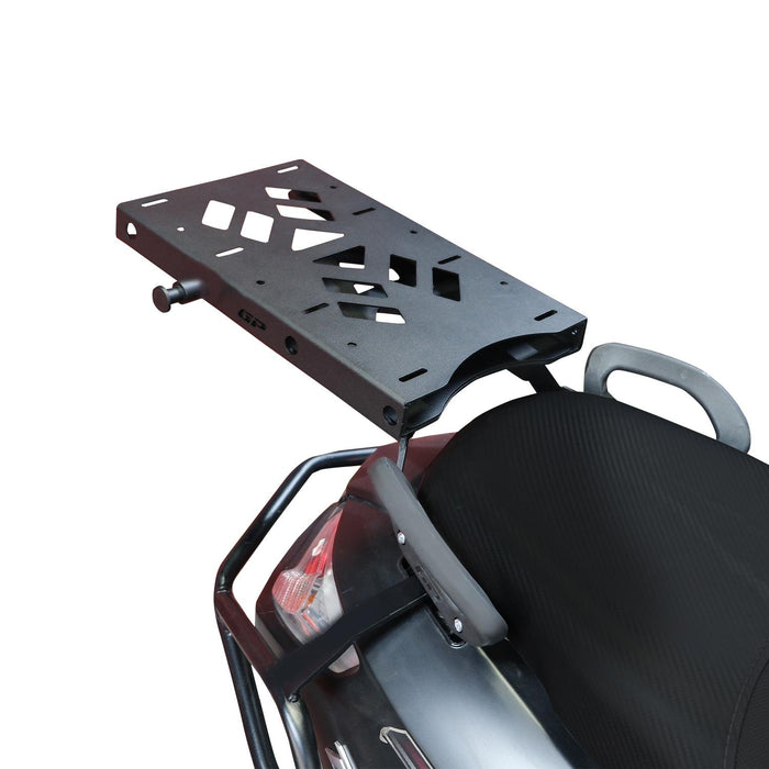 GP Kompozit Sliding Rear Luggage Rack / Top Case Carrier Black Compatible with Hero DASH 110 / DASH 125 2022-2025