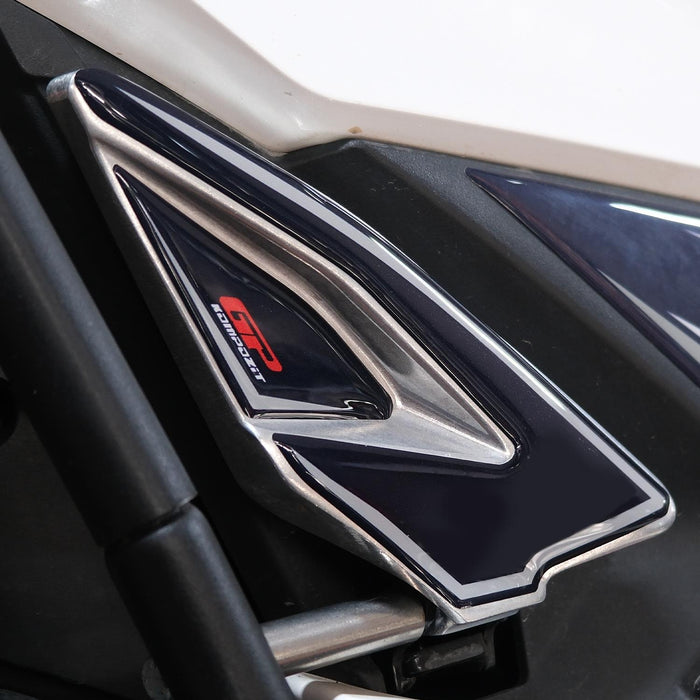 GP Kompozit Pillion Footrest Pad Grey Compatible with Honda PCX125 2025-2026