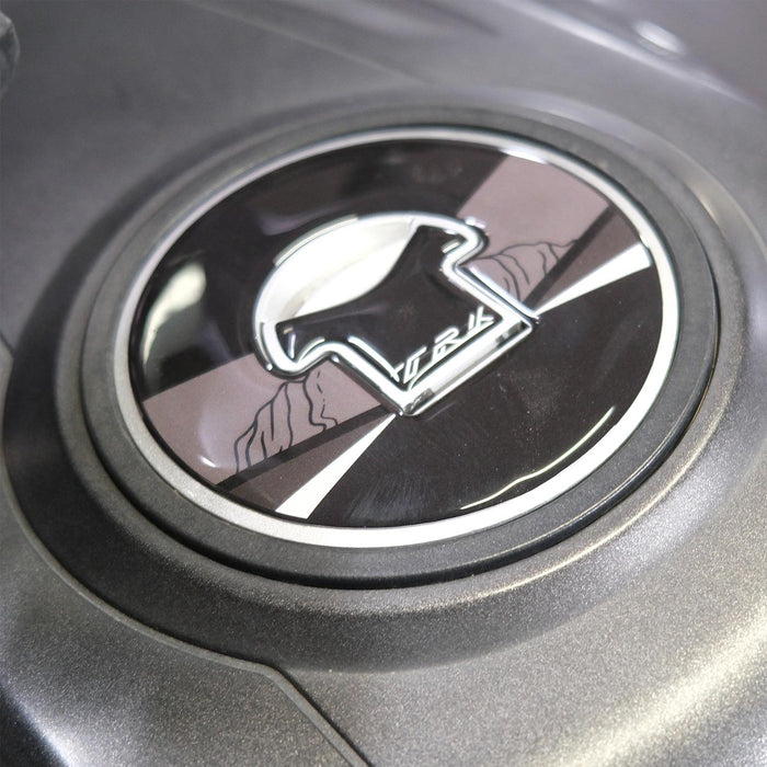 GP Kompozit Tank Pad / Fuel Tank Protector Black Compatible with Benelli TRK 502 / TRK 502X 2018-2024