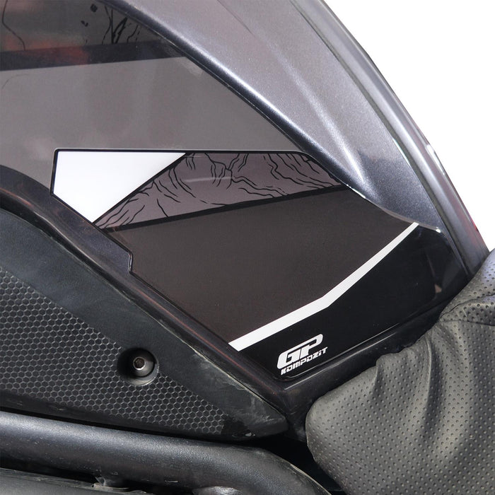 GP Kompozit Tank Pad / Fuel Tank Protector Black Compatible with Benelli TRK 502 / TRK 502X 2018-2024