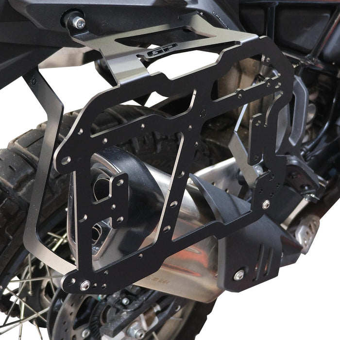 GP Kompozit Side Pannier Racks / Bag Supports Black Compatible with CF Moto 450MT 2024-2026