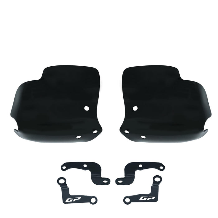 Paramanos / Protector de palanca GP Kompozit Negro Compatible con Honda Forza 250 / Forza 300 / Forza 350 / NSS300 / NSS350 2025-2026