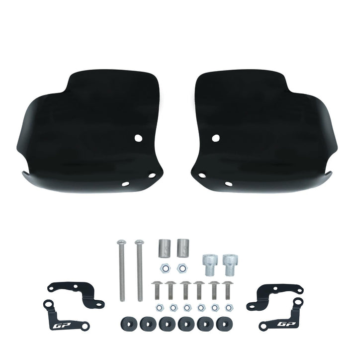 Paramanos / Protector de palanca GP Kompozit Negro Compatible con Honda Forza 250 / Forza 300 / Forza 350 / NSS300 / NSS350 2025-2026