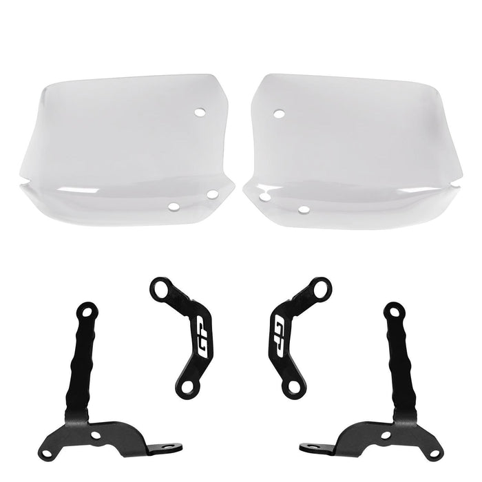 GP Kompozit Cubremanos / Protector de Manetas Transparente Compatible con Honda Honda Forza 250 / Forza 300 / Forza 350 / NSS300 / NSS350 2021-2022