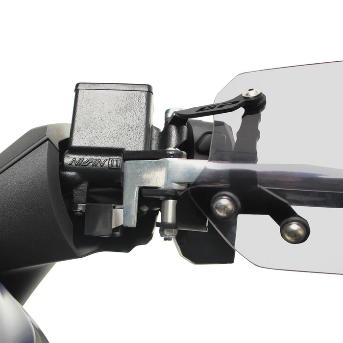 GP Kompozit Cubremanos / Protector de Manetas Transparente Compatible con Honda Honda Forza 250 / Forza 300 / Forza 350 / NSS300 / NSS350 2021-2022