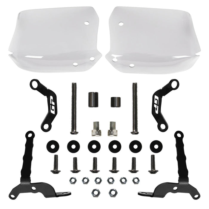 GP Kompozit Cubremanos / Protector de Manetas Transparente Compatible con Honda Honda Forza 250 / Forza 300 / Forza 350 / NSS300 / NSS350 2021-2022