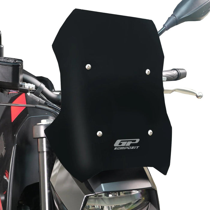 GP Kompozit Sport Windshield / Windscreen Black Compatible with Peugeot PM-02 2024-2025