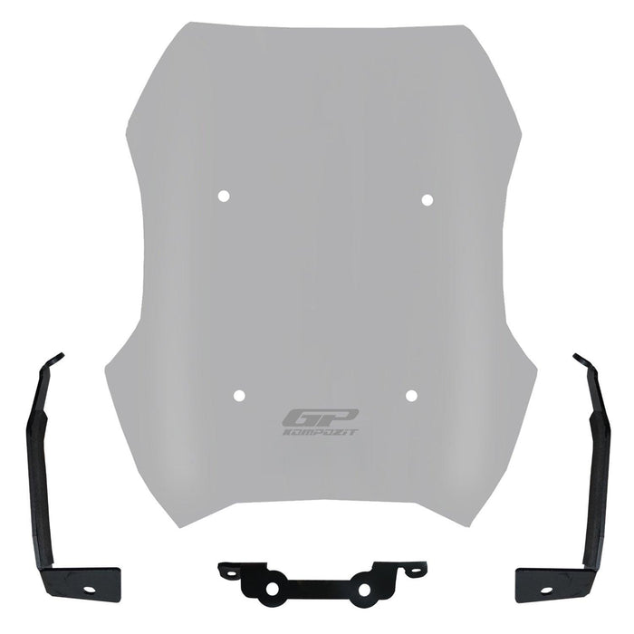GP Kompozit Sport Windshield / Windscreen Smoked Compatible with Peugeot PM-02 2024-2025